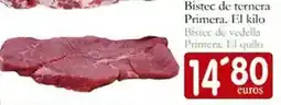 Supermercados Bip Bip Bistec de ternera primera oferta