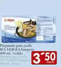 Supermercados Bip Bip Ifa eliges - preparado para paella barqueta + caldo oferta