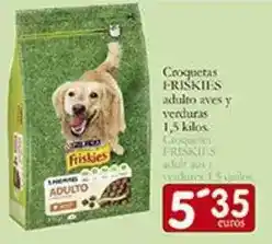 Supermercados Bip Bip Friskies - croquetas adulto aves y verduras oferta