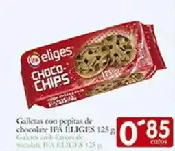 Supermercados Bip Bip Ifa eliges - galletas con pepitas de chocolate oferta