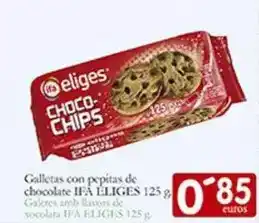 Supermercados Bip Bip Ifa eliges - galletas con pepitas de chocolate oferta