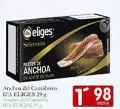 Supermercados Bip Bip Ifa eliges - anchoa del cantabrico oferta