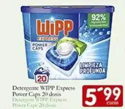 Supermercados Bip Bip Wipp - detergente express power caps oferta