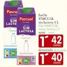Supermercados Bip Bip Pascual - leche sin lactosa oferta