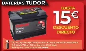 MotorTown Baterias tudor oferta