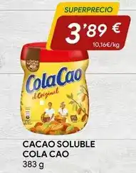 Minymas Cola cao - cacao soluble oferta