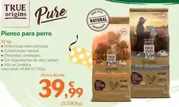 TiendAnimal True origins - pinso per a gos oferta