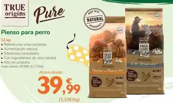 TiendAnimal True origins - pinso per a gos oferta