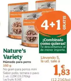 TiendAnimal Nature's variety - humit per a gos oferta