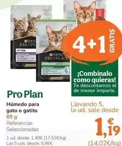 TiendAnimal Pro plan - humit per gat o gatet oferta