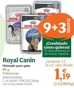TiendAnimal Royal canin - humit per a gat oferta