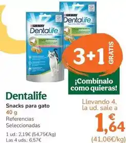 TiendAnimal Purina - dentalife snacks per a gat oferta