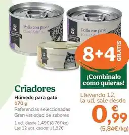 TiendAnimal Criadores - humit per a gat oferta