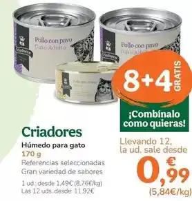 TiendAnimal Criadores - humit per a gat oferta