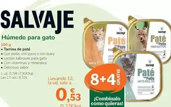 TiendAnimal Salvaje - humit per a gat oferta