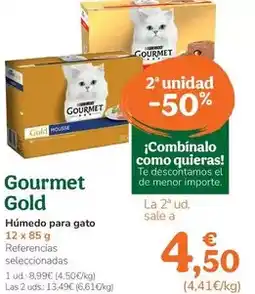 TiendAnimal Gourmet gold - humit per a gat oferta