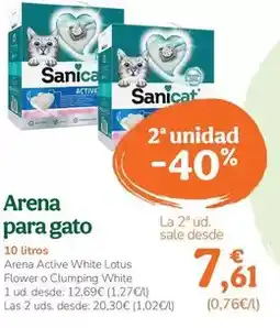 TiendAnimal Sanicat - sorra per a gat oferta