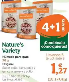 TiendAnimal Nature's variety - humit per a gat oferta