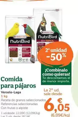 TiendAnimal Versele laga - menjar per a ocells oferta