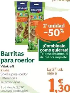 TiendAnimal Vitakraft - barretes per a rosegador oferta