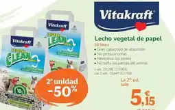 TiendAnimal Vitakraft - llit vegetal de paper oferta