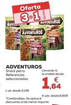 Kiwoko Purina - adventuros snack perro referencias seleccionadas oferta