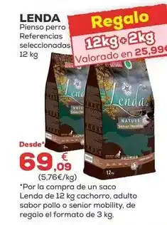 Kiwoko Lenda - pienso perro referencias seleccionadas 12 kg oferta