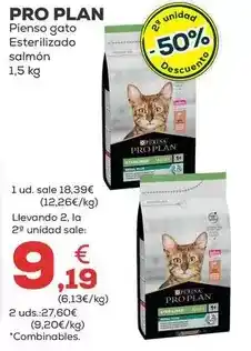Kiwoko Purina - pro plan pienso gato esterilizado salmon oferta