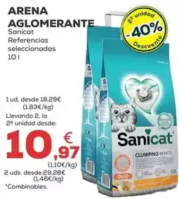 Kiwoko Arena aglomerante - sanicat referencias seleccionadas oferta