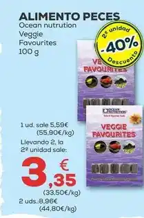 Kiwoko Ocean nutrition - alimento peces veggie favourites oferta