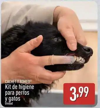 ALDI Cachet y romeo - kit de higiene para perros y gatos oferta
