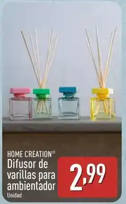 ALDI Home creation - difusor de varillas para ambientador oferta