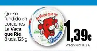 Unide Market LA VACA QUE RIE Queso fundido en porciones oferta