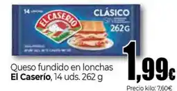 Unide Market EL CASERIO Queso fundido en lonchas oferta