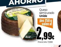 Unide Market UNIDE Queso semicurado oferta