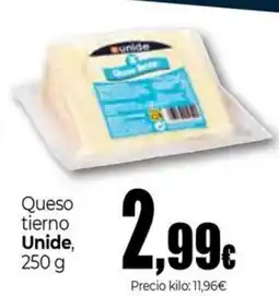 Unide Market UNIDE Queso tierno oferta