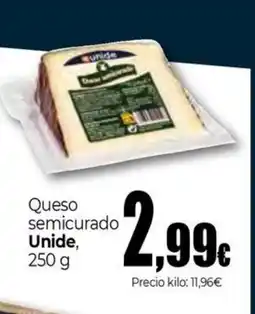 Unide Market UNIDE Queso semicurado oferta