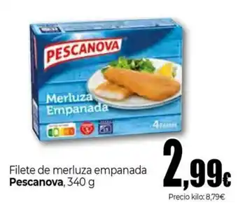 Unide Market PESCANOVA Filete de merluza empanada oferta