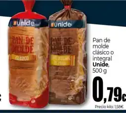Unide Market UNIDE Pan de molde clásico o integral oferta