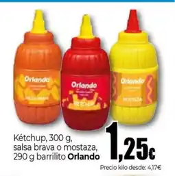 Unide Market ORLANDO Kétchup salsa brava o mostaza oferta