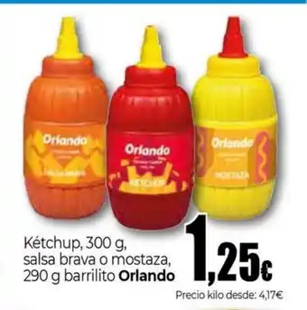 Unide Market ORLANDO Kétchup salsa brava o mostaza oferta
