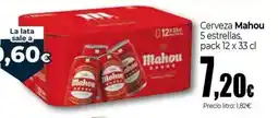Unide Market MAHOU Cerveza 5 estrellas oferta
