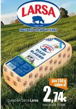 Unide Market LARSA Queso en barra oferta