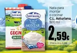Unide Market C.L ASTURIANA Nata para montar o cocinar oferta