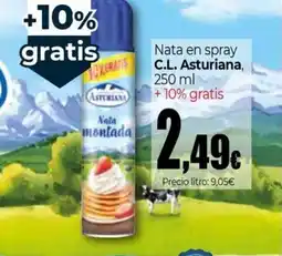 Unide Market C.L ASTURIANA Nata en spray oferta