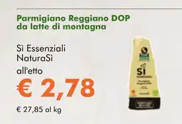 NaturaSí Parmigiano Reggiano DOP da latte di montagna oferta