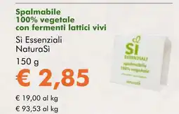 NaturaSí Spalmabile 100% vegetale con fermenti lattici vivi oferta