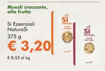 NaturaSí Muesli croccante, alla frutta oferta