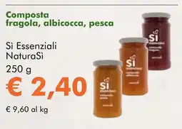 NaturaSí Composta fragola, albicocca, pesca oferta