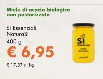 NaturaSí Miele di acacia biologico non pastorizzato oferta